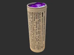 MA0515-PUR Granat dymny fioletowy/purpurowy dwustronny na zawleczkę