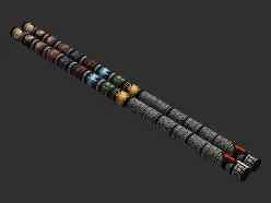 R6008E Rzymski ogień 2szt 8st 20mm