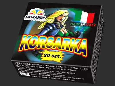 P20-1302 Korsarka  20 szt