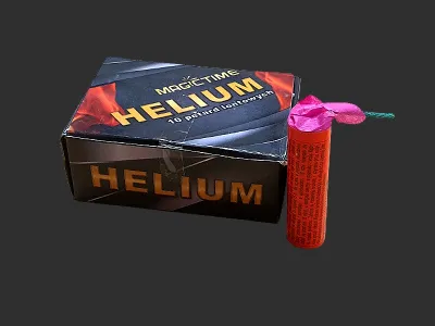 P1217 Czarny pirat/helium 10 szt.