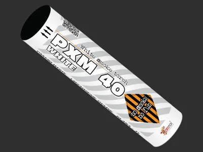 PXM40W Świeca Dymna - Biała