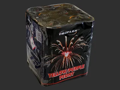 TXB821 Yellow/Purple Peony