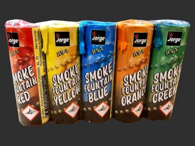 JFS-1 Świece dymne zestaw 5 szt kolorowe