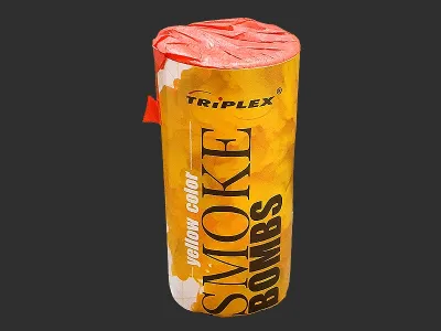 TXF652-3 Świeca dymna żółta