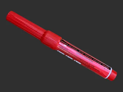 HF0271-RED Flara / Raca metalowa z sznurkiem czerwona