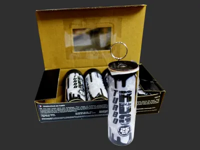 RDG25CER Granat Dymny - Czarny 