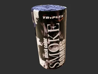 TXF658-8 Świeca Dymna Czarna