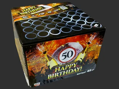 C4925VS Happy birthday 49st 25mm