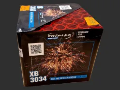 XB3034 Blue Tail Brocade Crown