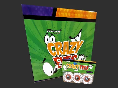 TXP794 Crazy Eyes Bączek 3 szt