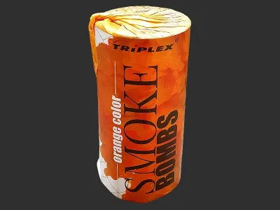 TXF652-7 Świeca dymna pomarańczowa