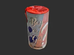 TXF652-2B Świeca Dymna - Niebieska Baby Shower