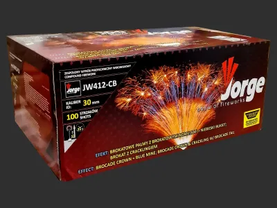 JW412-CB SHOW OF FIREWORKS 100st 30mm