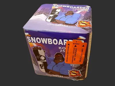 CLE4028 Snowboarder 25st 20mm