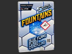 JF36 Fontanny Blue Flame Flash Crackling