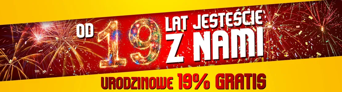 1 Kwietnia kończymy 19 LAT